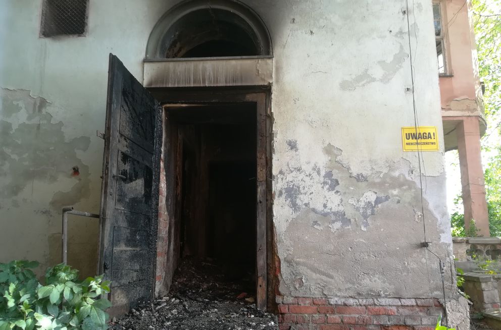 Stary browar w ogniu (WIDEO)