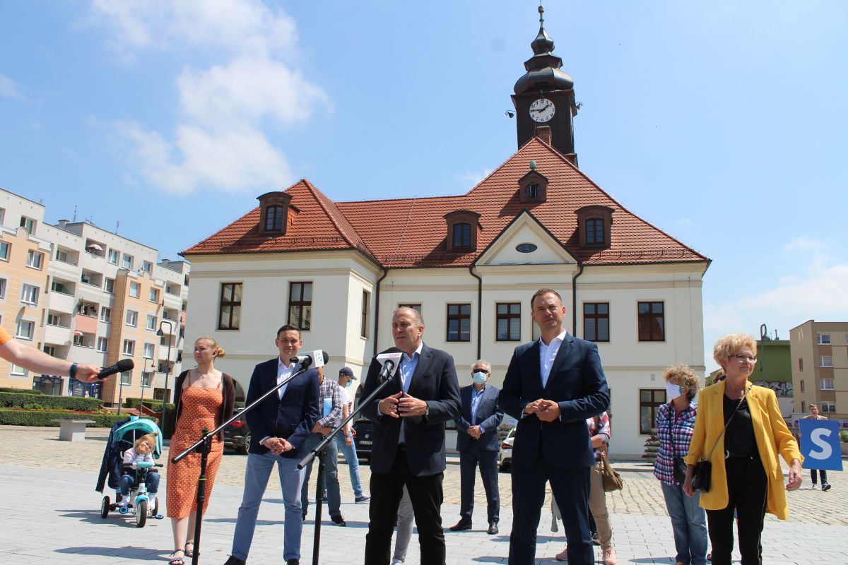 Grzegorz Schetyna z wizytą w Lubinie