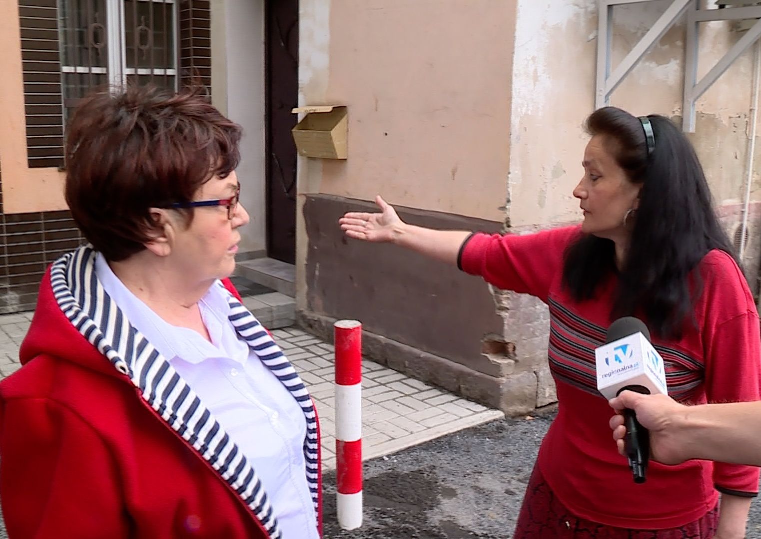 Awantura o słupki (WIDEO)