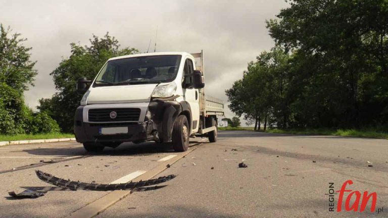 Poranna stłuczka przy ogródkach działkowych (FOTO, WIDEO)