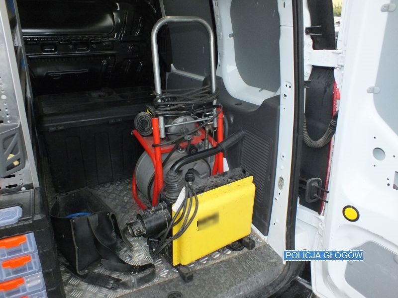 Ukradli spirale do przepychania rur