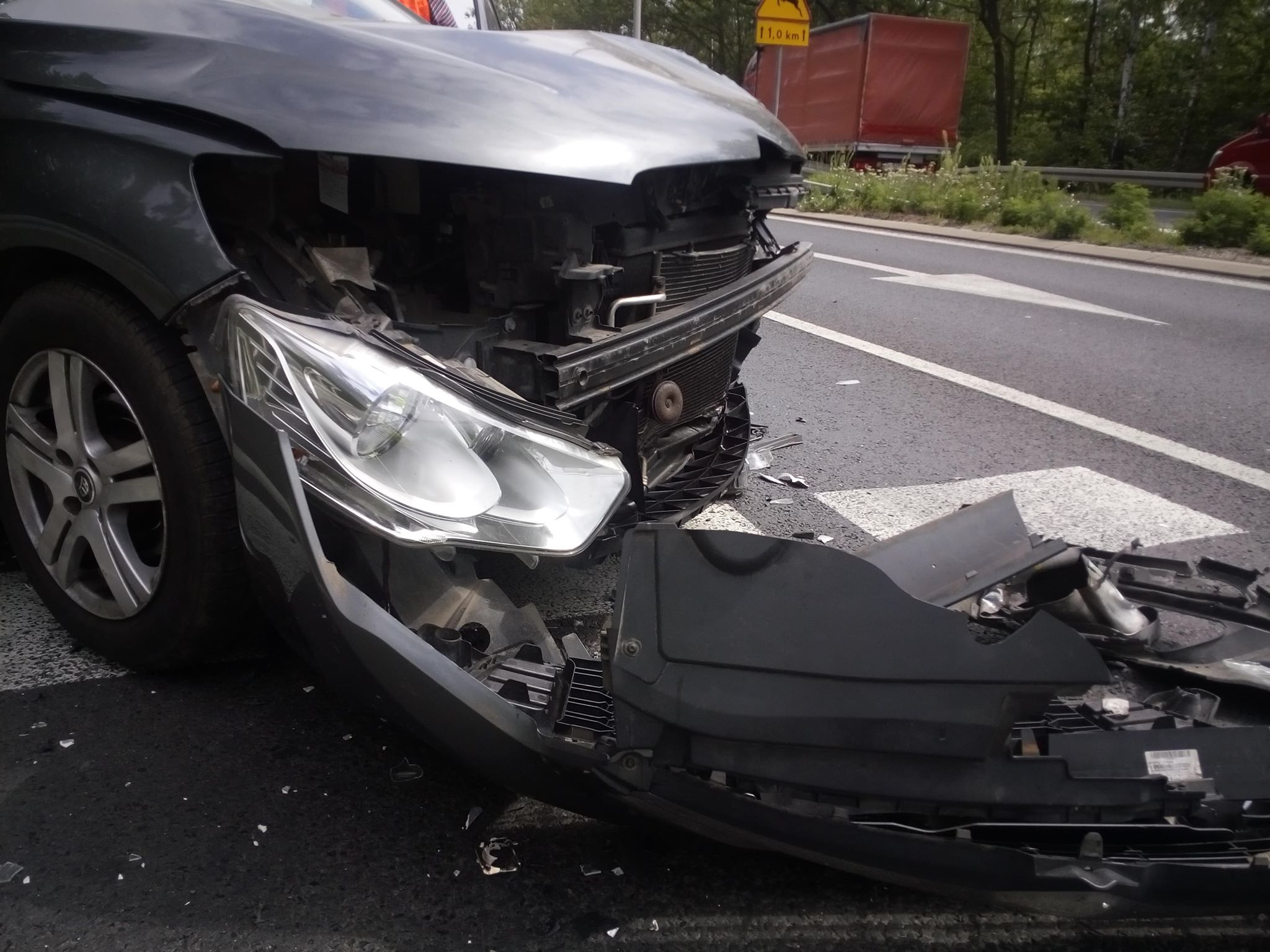 Kolizja na światłach. Są utrudnienia w ruchu! (FOTO)
