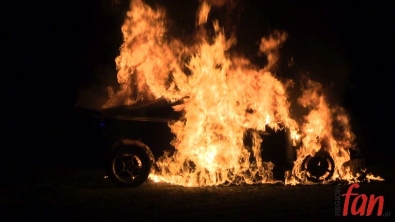 Toyota poszła z dymem (FOTO, WIDEO)