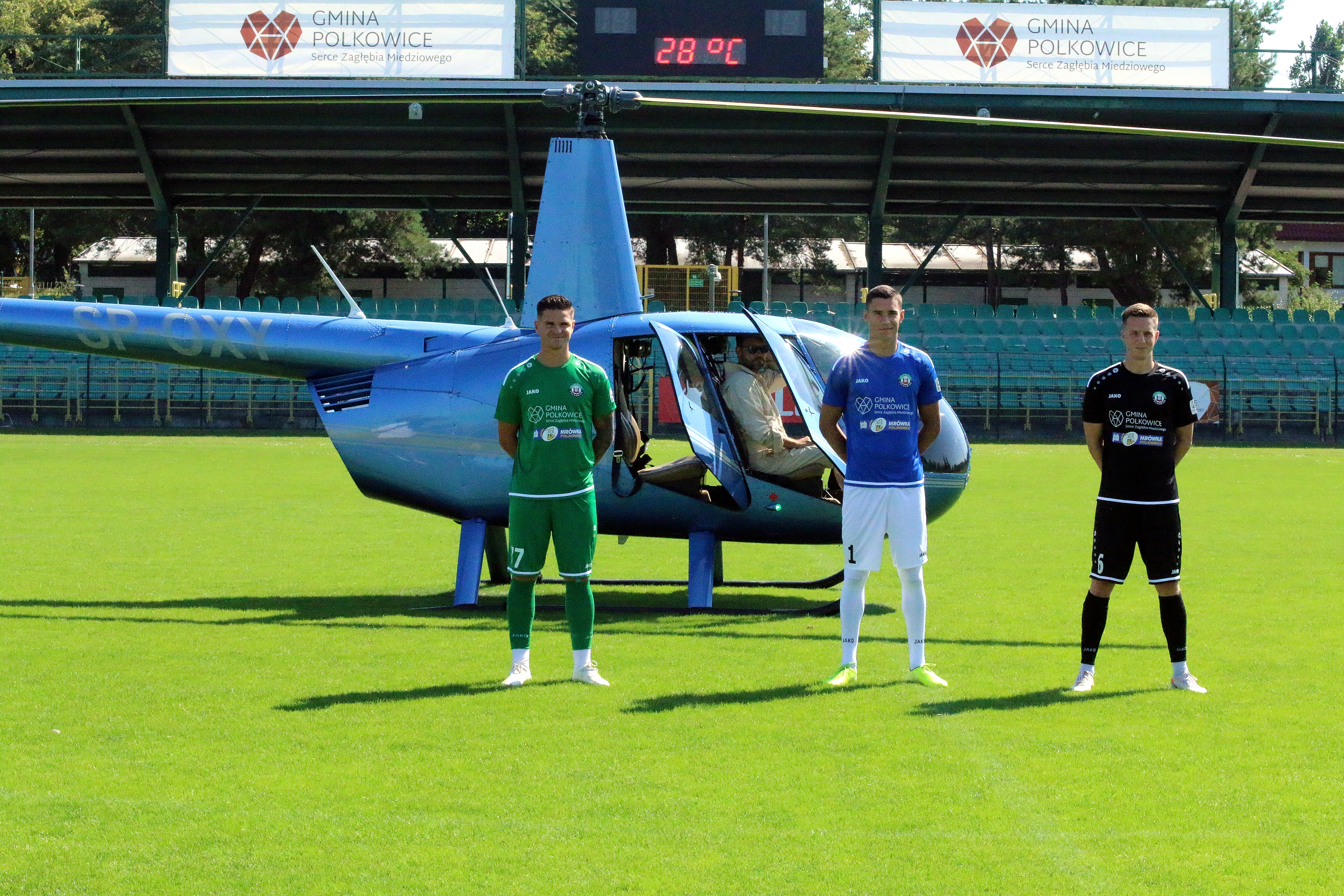 Górniczy helikopter na Kopalnianej