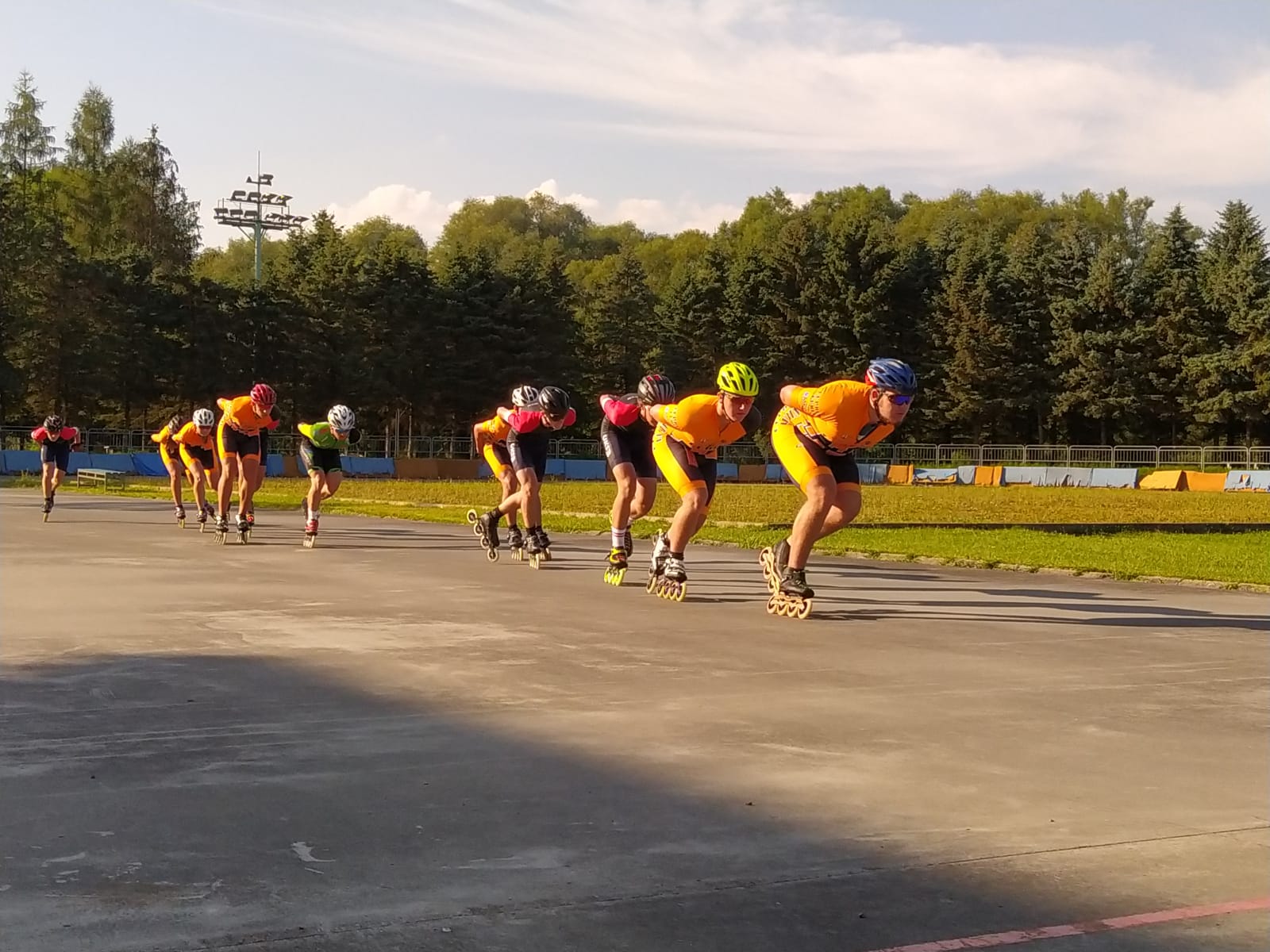 Przygotowania lubińskich panczenistów (FOTO)