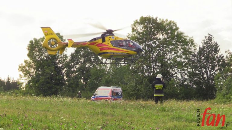 Wypadek rowerzysty w Wąwozie Myśliborskim (FOTO, WIDEO)