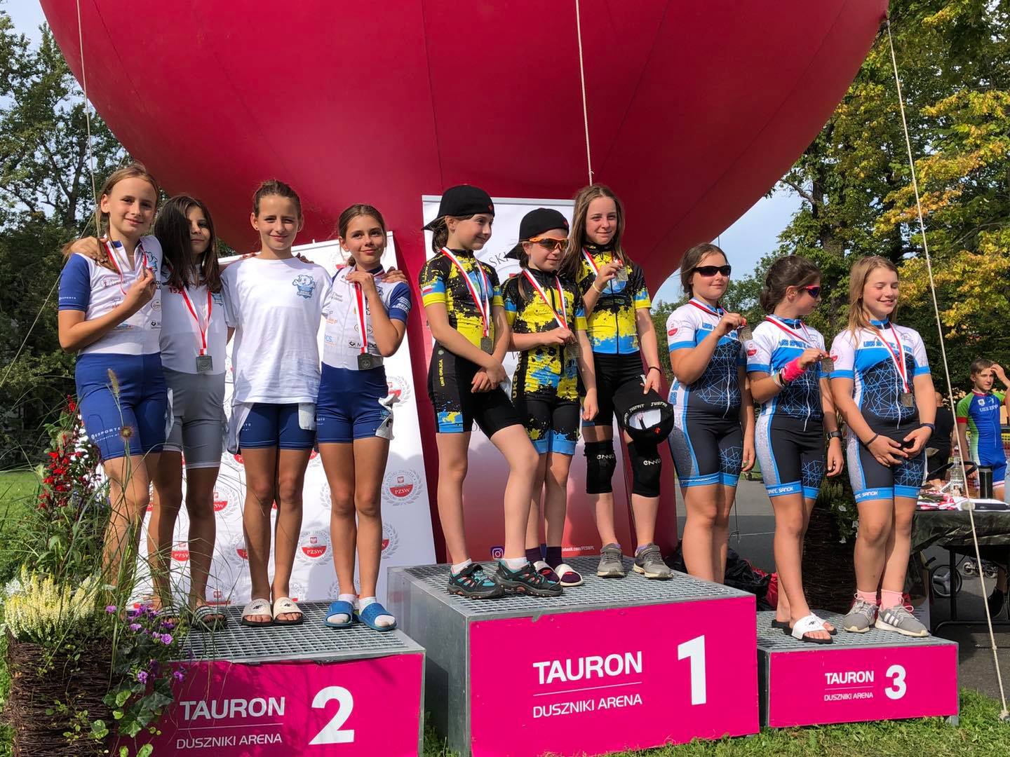 Worek medali MiSi z Akademii Sportowego Rozwoju