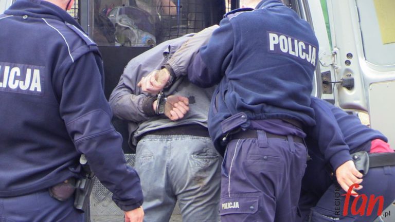 Zniszczył bramę. Potem groził, że zabije