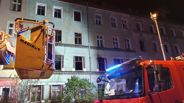 Poważny pożar w Legnicy