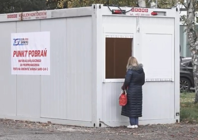 Punkt wymazowy przy szpitalu RCZ otwarty