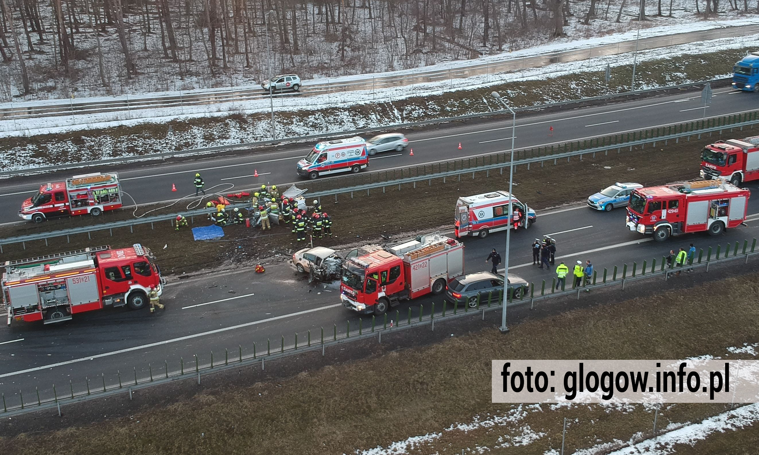 Tragedia na S3. Kierowca jechał pod prąd