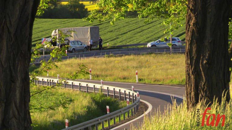 Awaria ciężarówki, kierowca również był „niesprawny” (WIDEO)