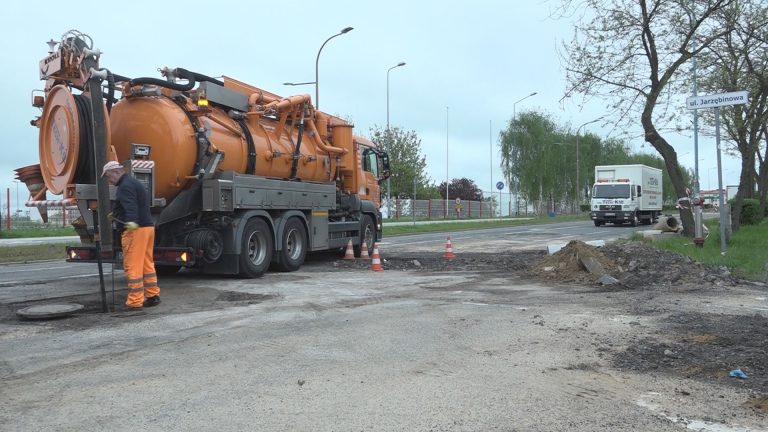 Trwa przebudowa ulicy Jana Pawła II