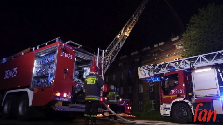 Pożar mieszkania przy Tarnopolskiej w Legnicy (FOTO, WIDEO)