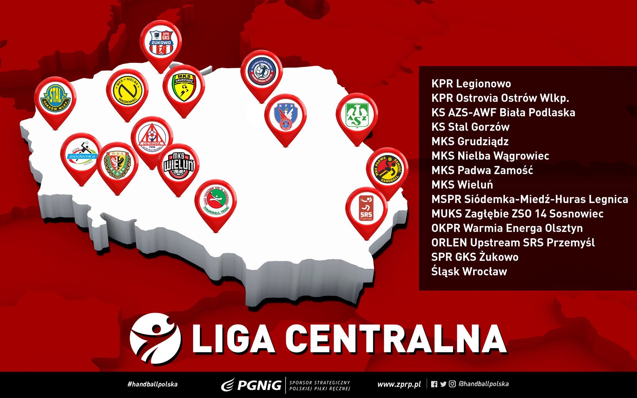 Siódemka poznała rywali w Lidze Centralnej