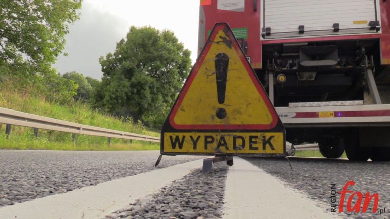Kolizja pięciu aut na autostradzie A4