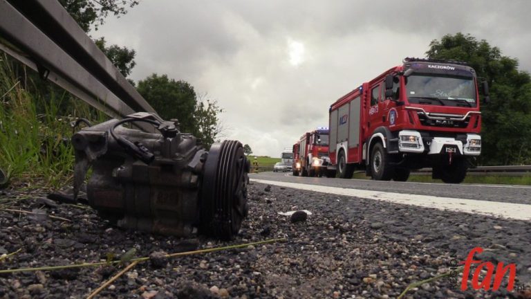 Terrorysta i wypadki na S3 w trakcie ćwiczeń (wideo)