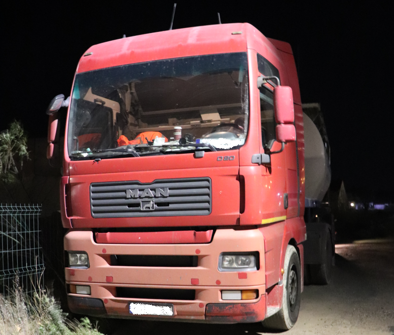 Kradł paliwo z ciężarówki