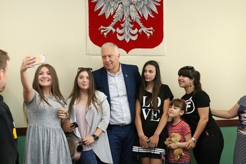 LEGNICA. Młodzi Ukraińcy odwiedzili Ratusz