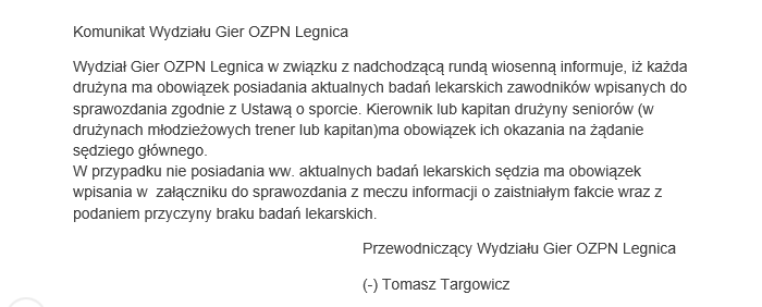 OZPN Legnica wciąż miesza z badaniami!