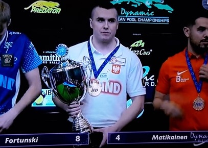 Bilardzista Mieszko Fortuński mistrzem Europy!