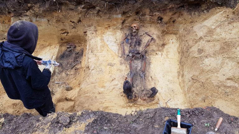 Szczątki niemieckich żołnierzy znalezione w Głogowie