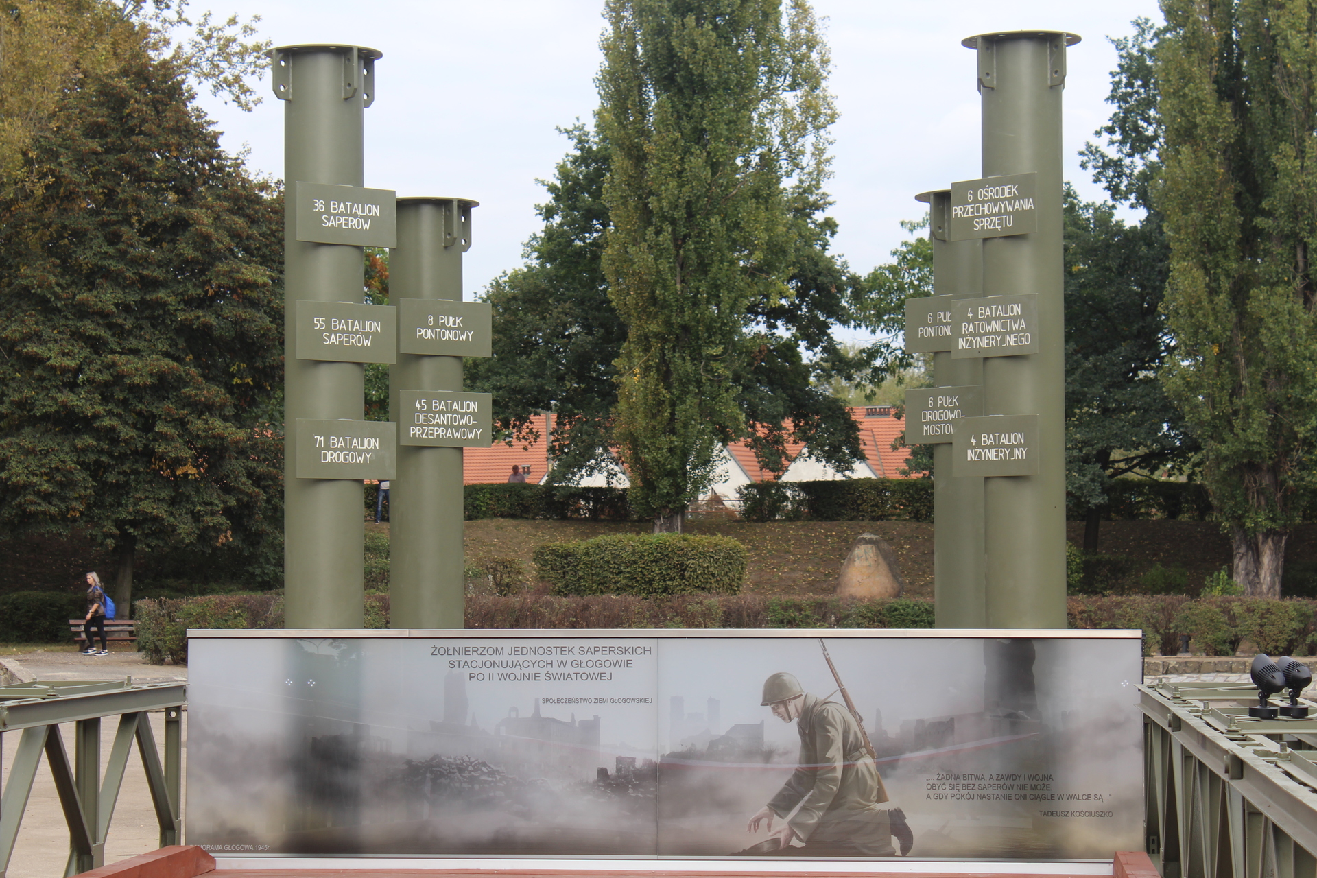 GŁOGÓW. Pomnik Głogowskich Saperów odsłonięty (WIDEO, FOTO)