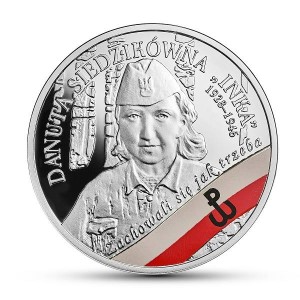 Danuta Inka Siedzikówka moneta NBP