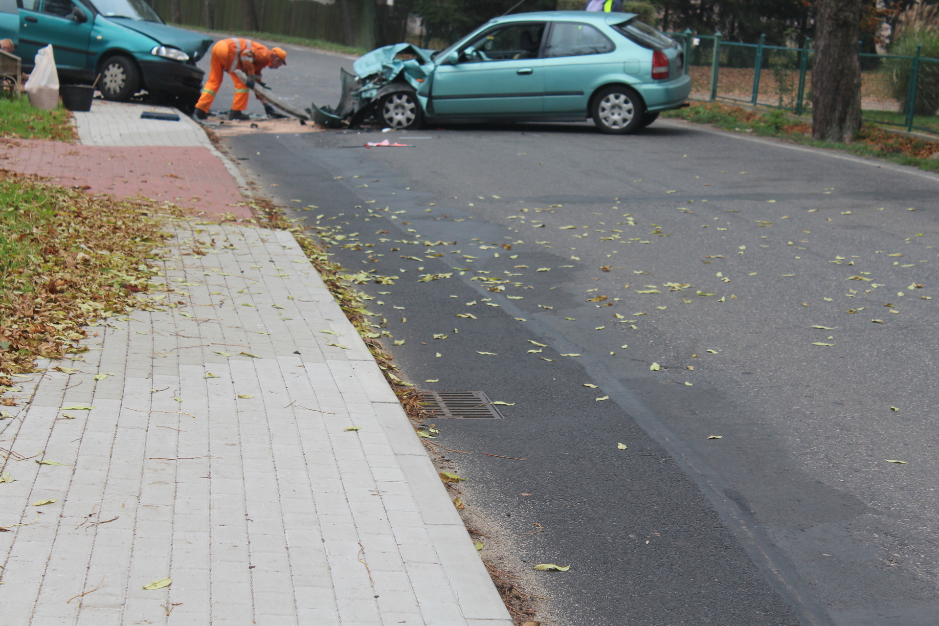 Wypadek w Jędrzychowie (FOTO)