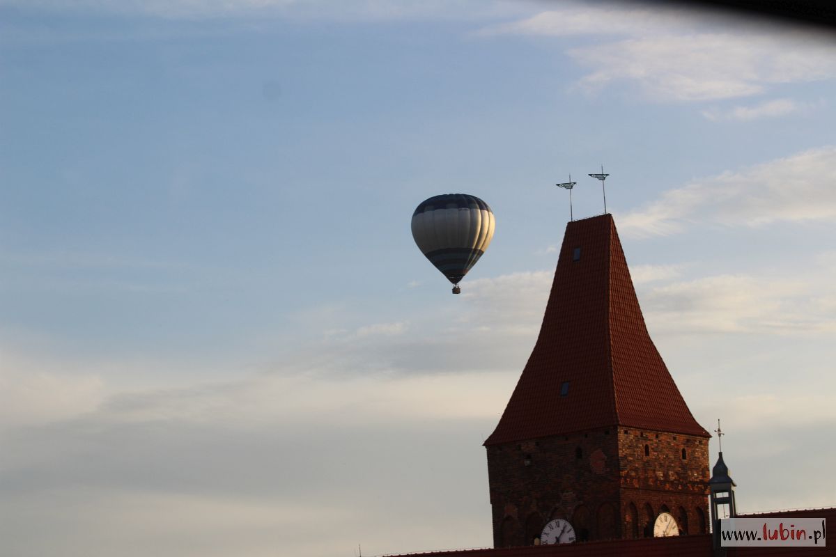 Balon na lubińskim niebie