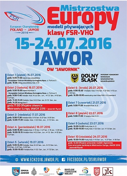 JAWOR. Popłyną modele