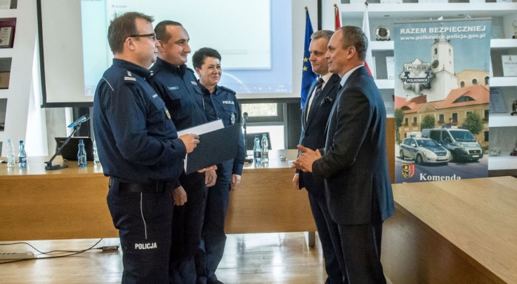 Gmina Polkowice przekazała działkę pod budowę komendy policji