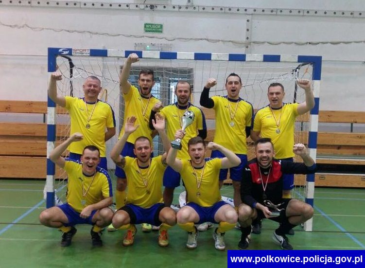 Polkowiccy policjanci wicemistrzami Polski w piłce nożnej