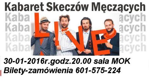 GŁOGÓW. Kabaret Skeczów Męczących