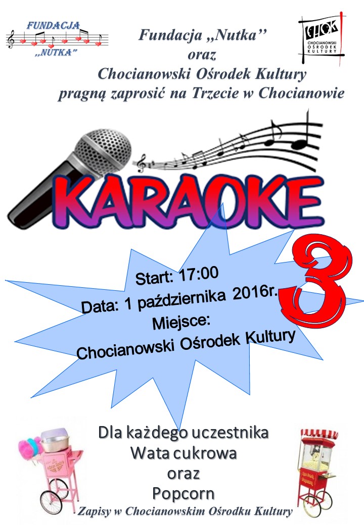 CHOCIANÓW. Czas na karaoke