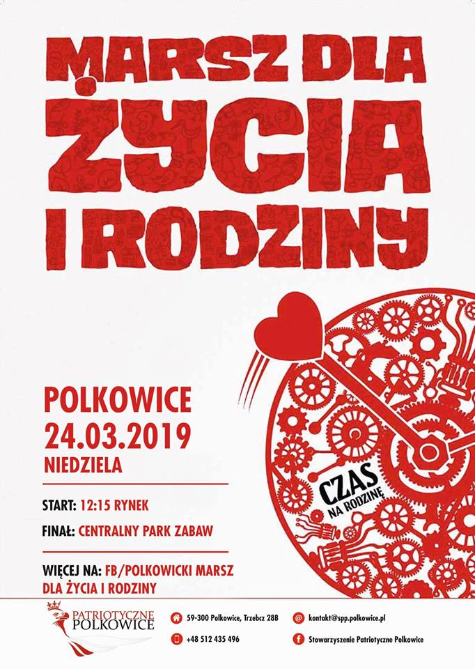 Polkowicki „Marsz dla Życia i Rodziny”
