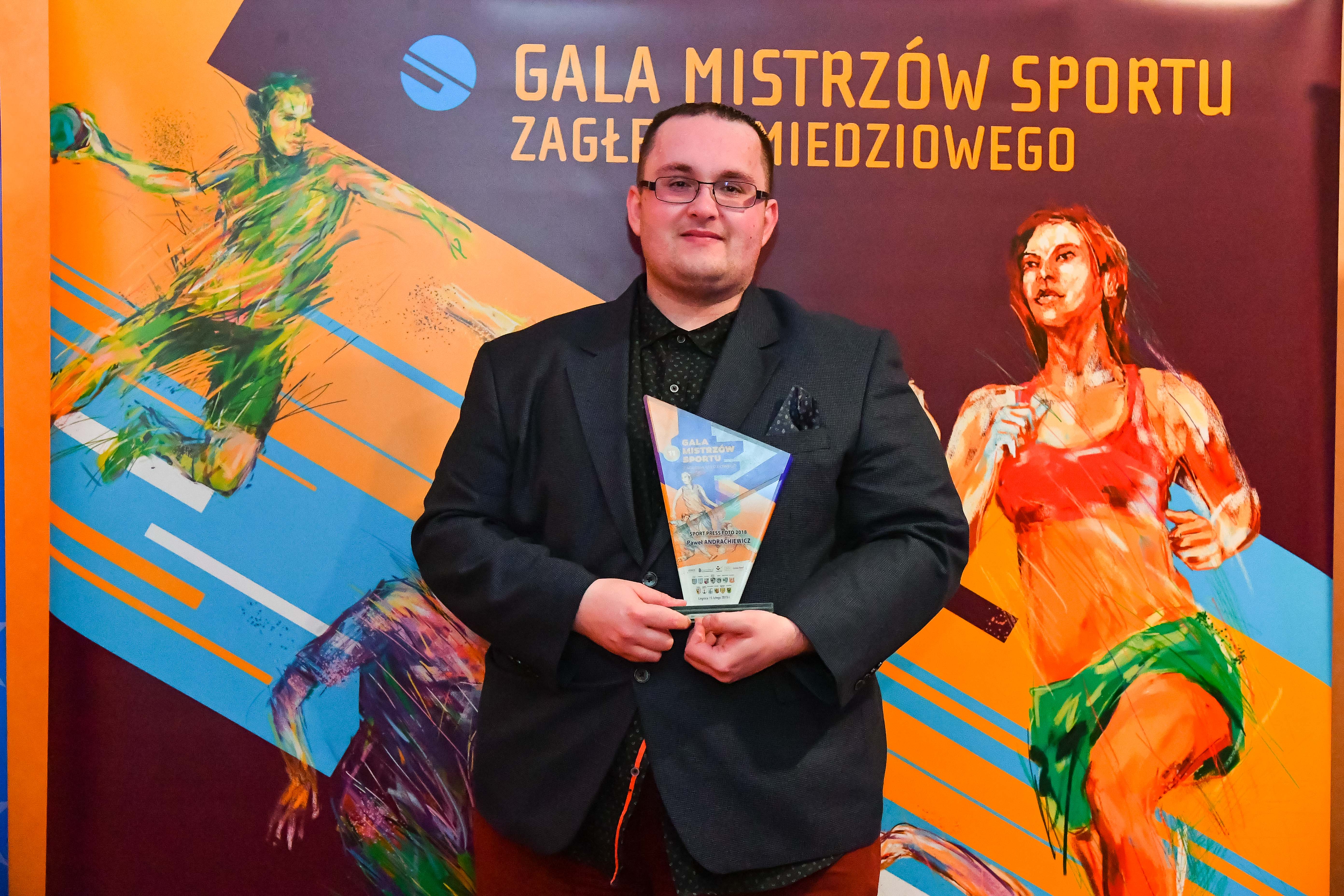 Paweł Andrachiewicz z nagrodą Sport Press Foto!