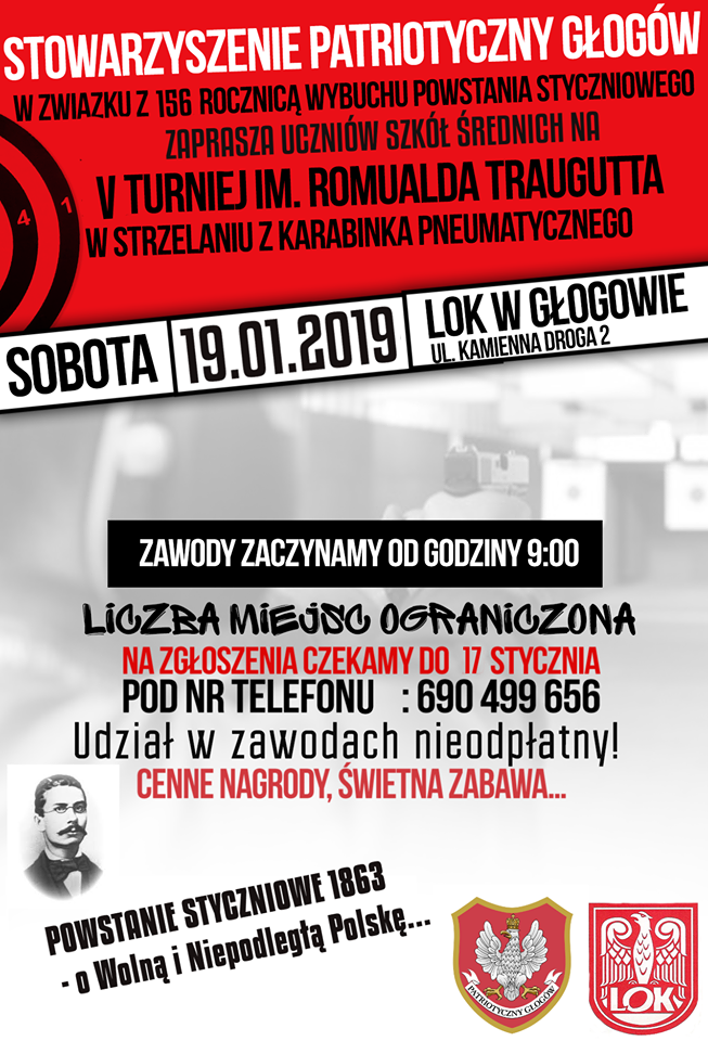 Turniej strzelecki dla młodzieży w Głogowie. Są zapisy