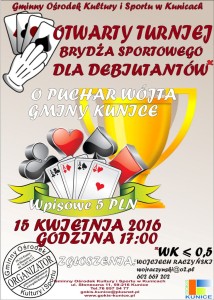 Turniej brydzowy 2016