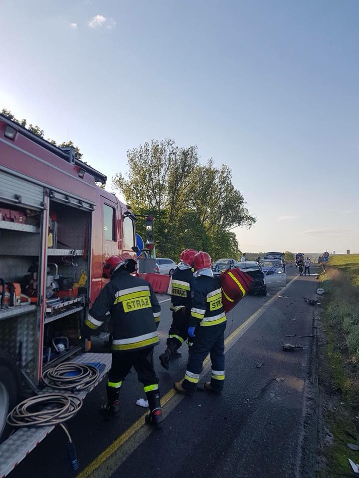 Śmiertelny wypadek na DK 3 koło Polkowic. Droga zablokowana