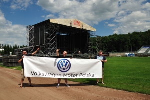 Wolontariusze VW MP pod sceną LFO 2016