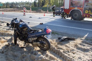 Wypadek Karczowiska motocykl (2)