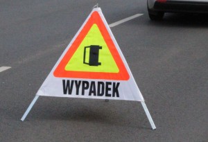 Wypadek na DK 12 koło Głogowa