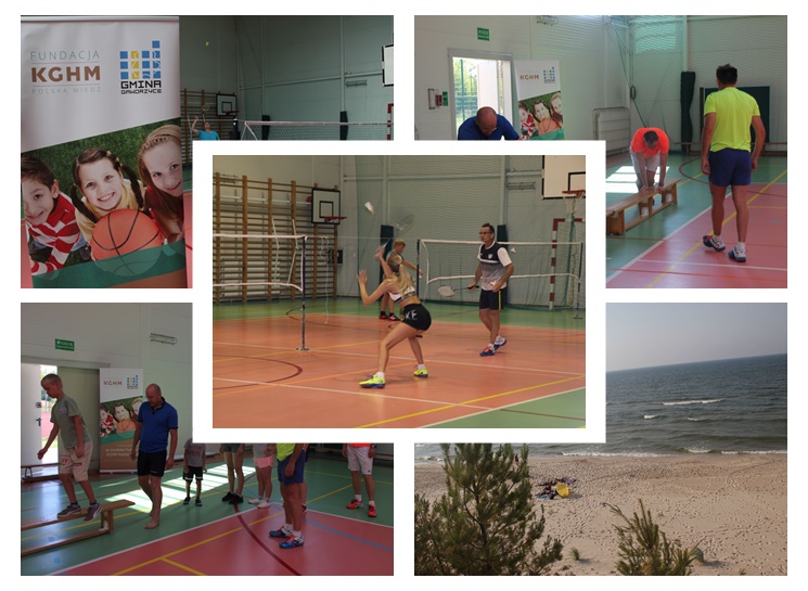 Miłośnicy badmintona z Gaworzyc trenowali nad morzem