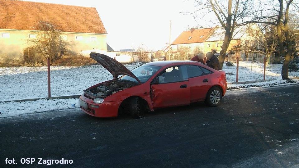 GMINA ZAGRODNO. Zderzenie osobówek, dwoje dzieci w szpitalu