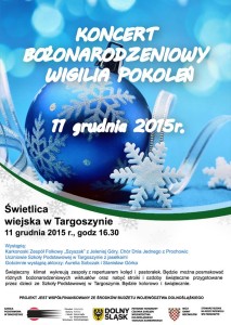koncert plakat Targoszyn