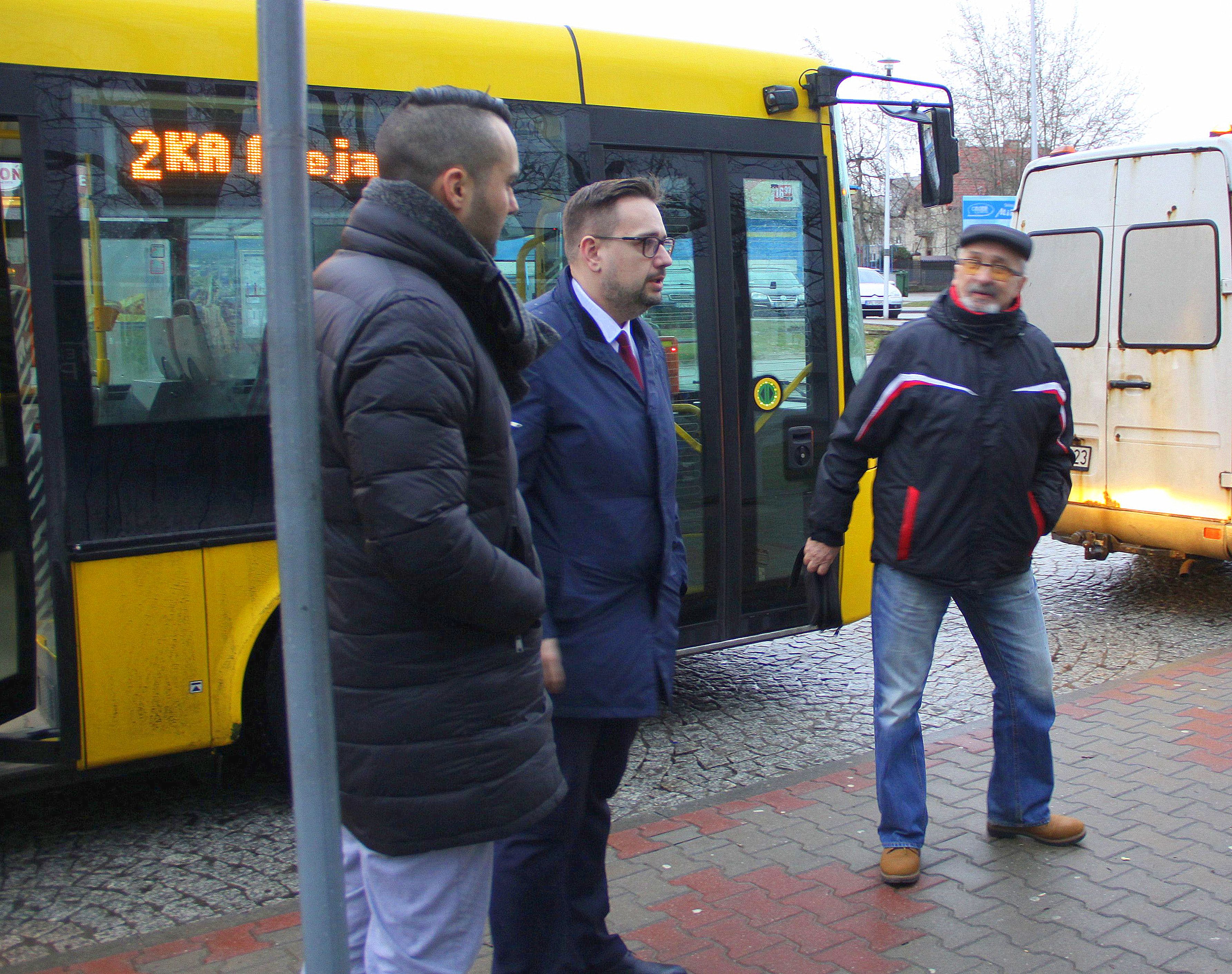 Rozmawiali o komunikacji autobusowej z Polkowic do strefy