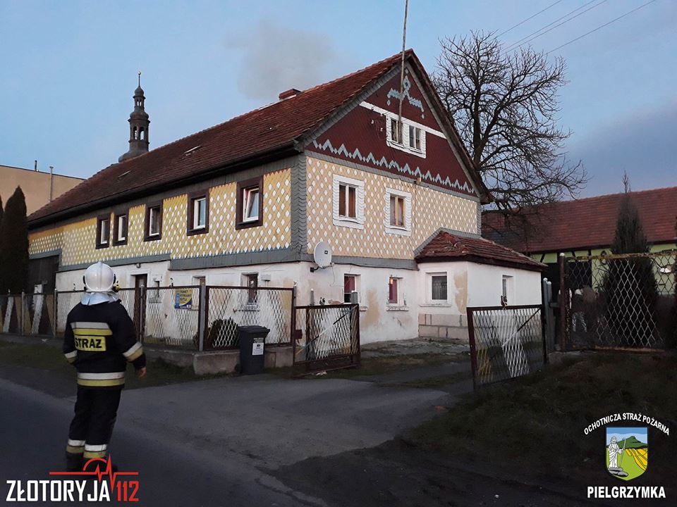 Świąteczny pożar w Pielgrzymce (FOTO)