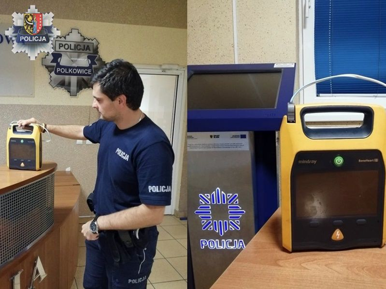 Policjanci odzyskali skradziony defibrylator