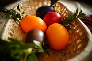 pisanki koszyk Wielkanoc